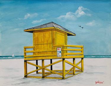 Siesta Key Yellow Lifeguard Stand thumb