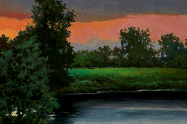 Original Impressionism Nature Painting by Oleg Baulin