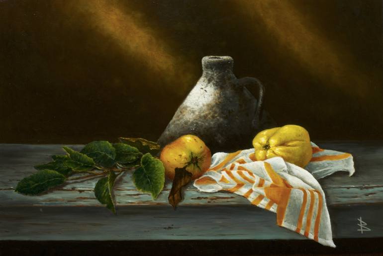 Original Photorealism Still Life Painting by Oleg Baulin