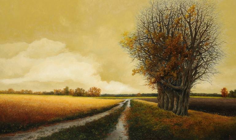 Original Realism Landscape Painting by Oleg Baulin