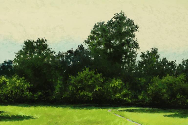 Original Impressionism Landscape Painting by Oleg Baulin
