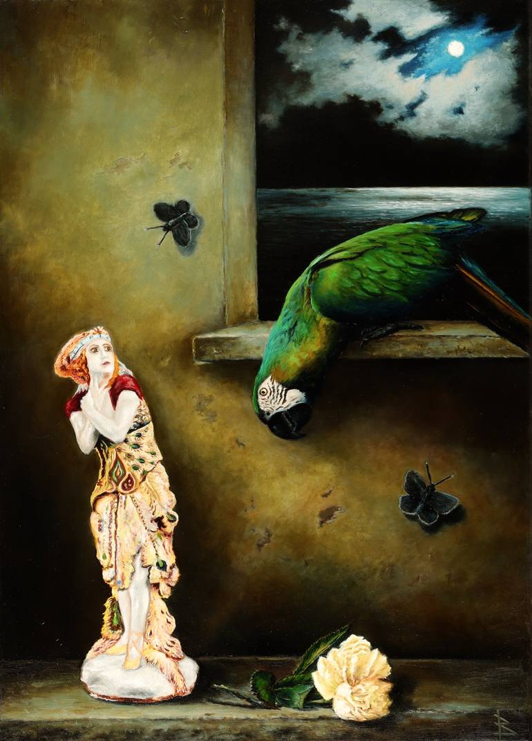 Original Contemporary Animal Painting by Oleg Baulin