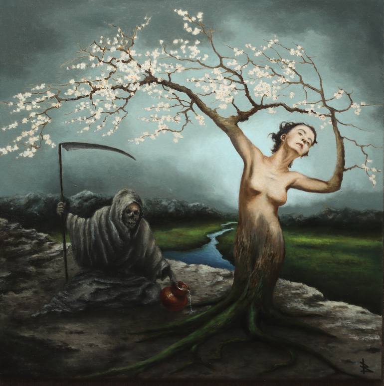 Original Classicism Nature Painting by Oleg Baulin