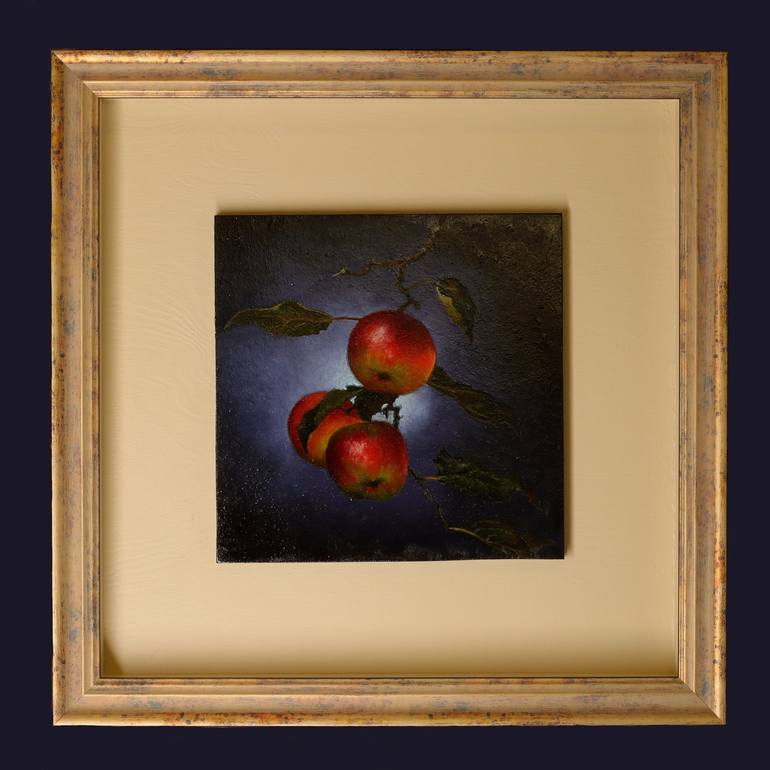 Original Classicism Botanic Paintings by Oleg Baulin