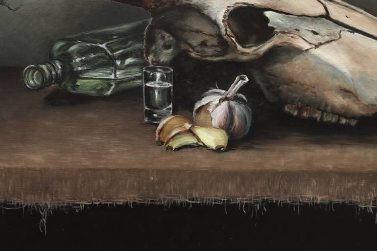 Original Classicism Still Life Painting by Oleg Baulin