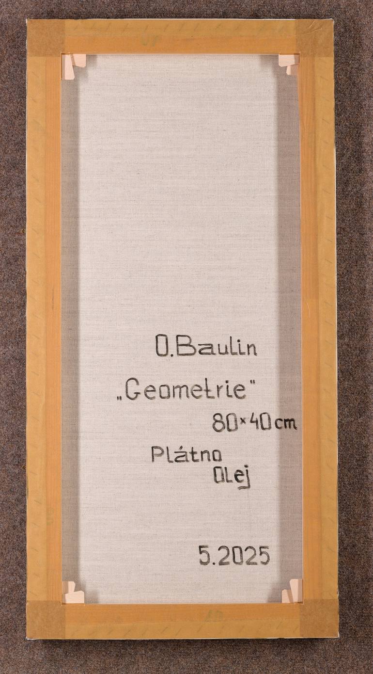 Original Abstract Geometric Painting by Oleg Baulin