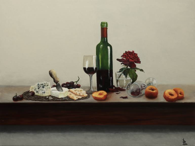 Original Classicism Still Life Painting by Oleg Baulin