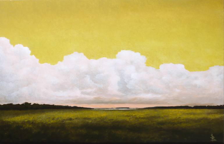 Original Classicism Landscape Painting by Oleg Baulin