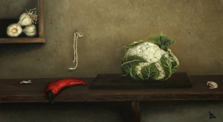 Original Classicism Still Life Painting by Oleg Baulin
