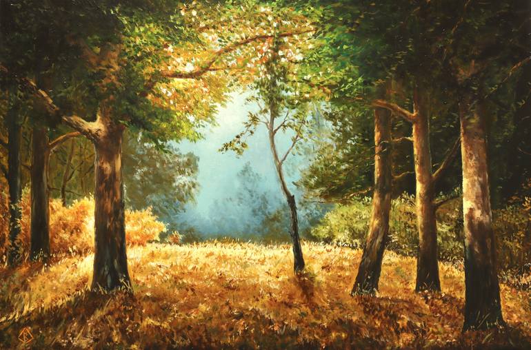 Original Realism Landscape Painting by Oleg Baulin