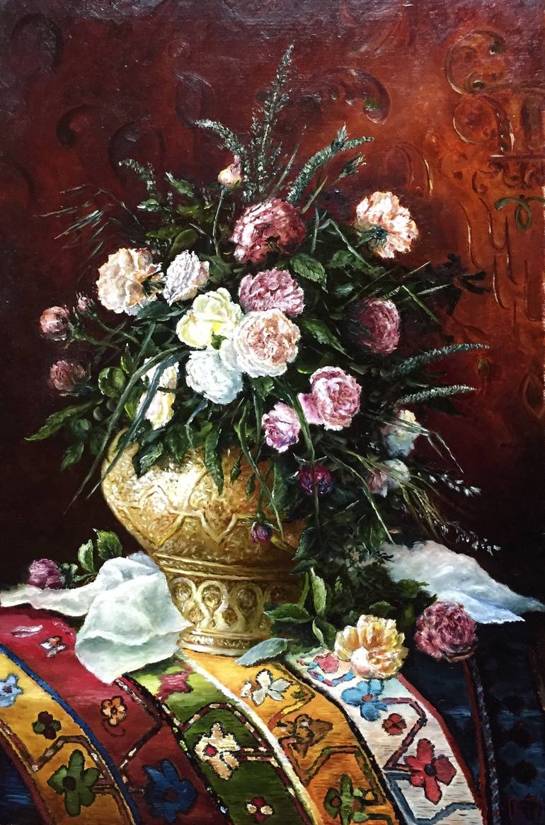 Original Realism Still Life Painting by Oleg Baulin