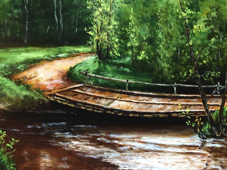 Original Realism Landscape Painting by Oleg Baulin