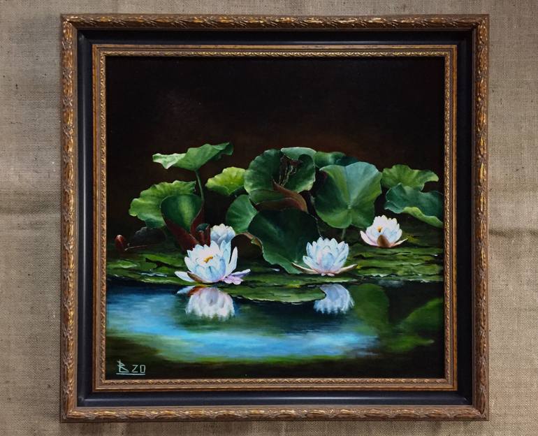 Original Realism Floral Painting by Oleg Baulin