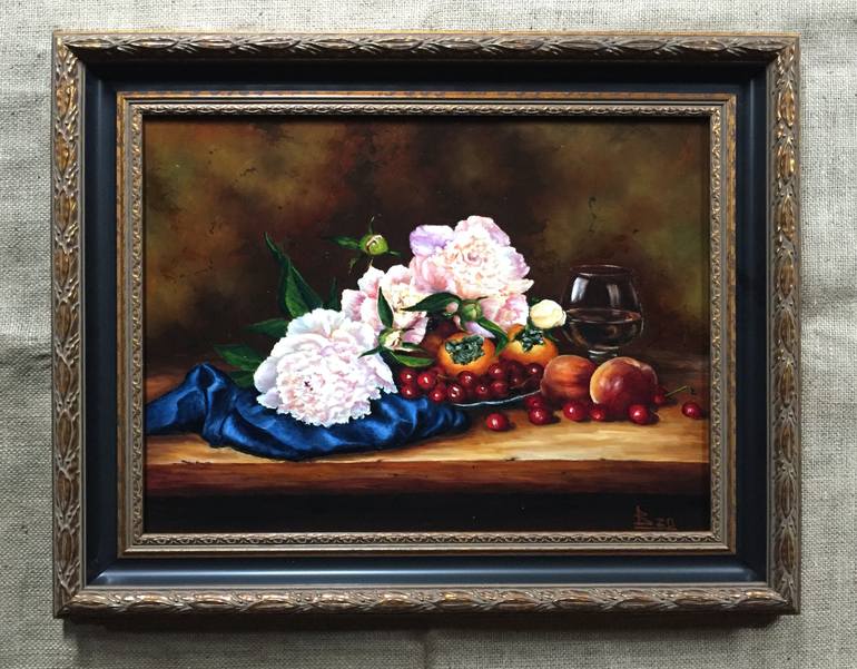 Original Realism Still Life Painting by Oleg Baulin