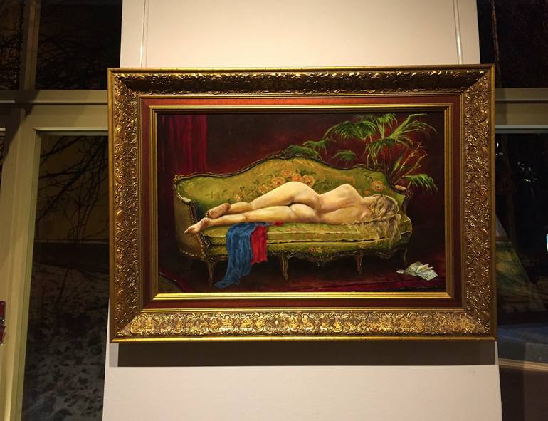 Original Realism Nude Painting by Oleg Baulin