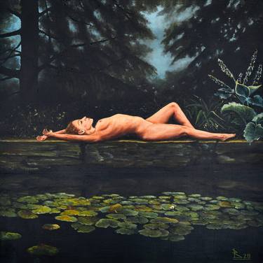 Print of Realism Erotic Paintings by Oleg Baulin