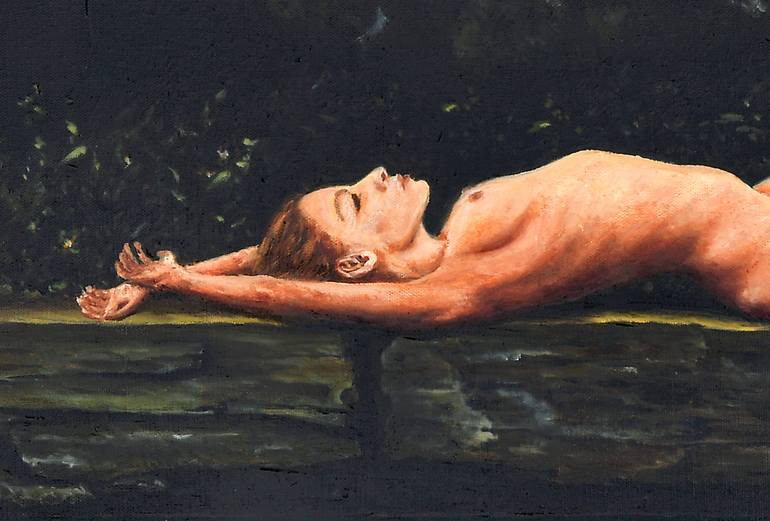 Original Erotic Painting by Oleg Baulin