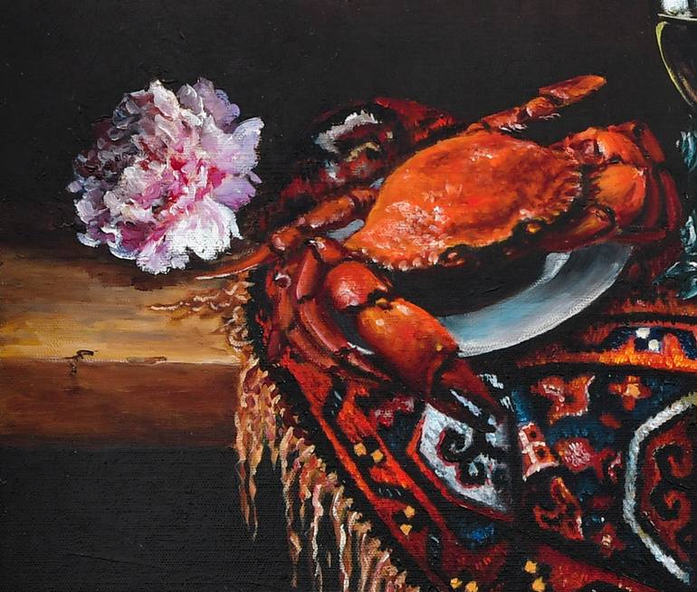 Original Realism Still Life Painting by Oleg Baulin