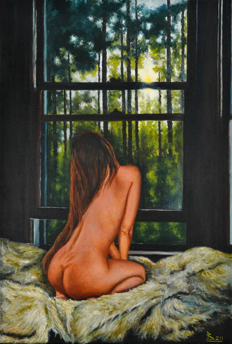 Original Nude Painting by Oleg Baulin