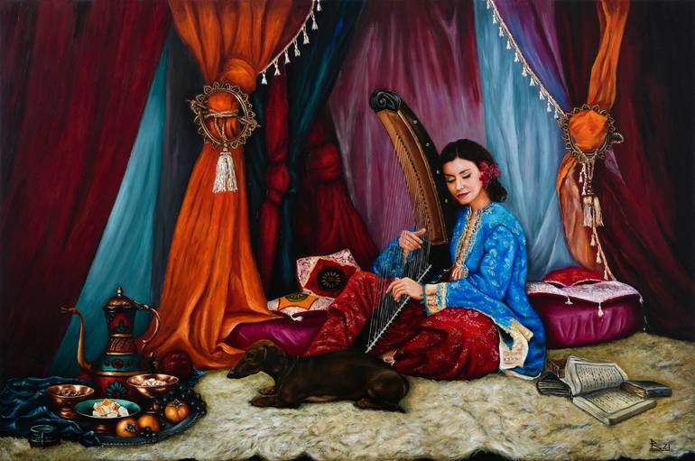 Original Impressionism Women Painting by Oleg Baulin