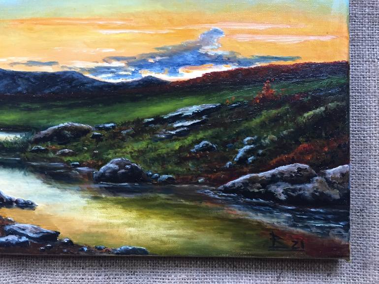 Original Impressionism Landscape Painting by Oleg Baulin