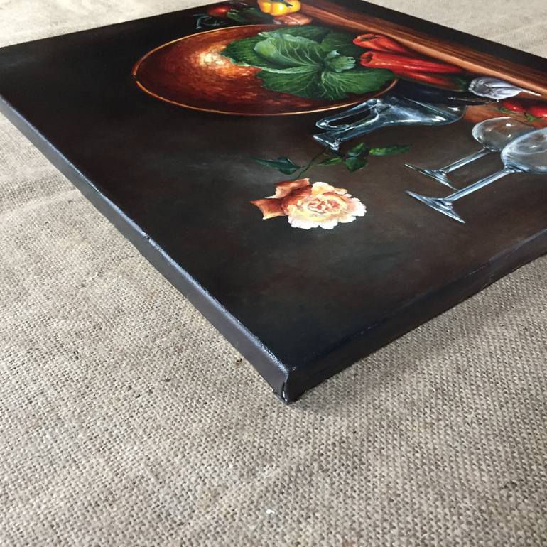 Original Realism Still Life Painting by Oleg Baulin