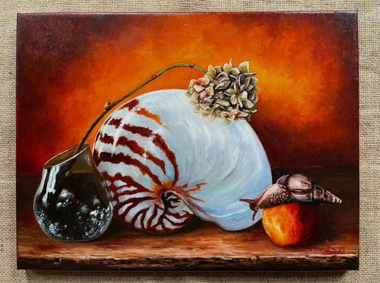 Original Realism Still Life Painting by Oleg Baulin