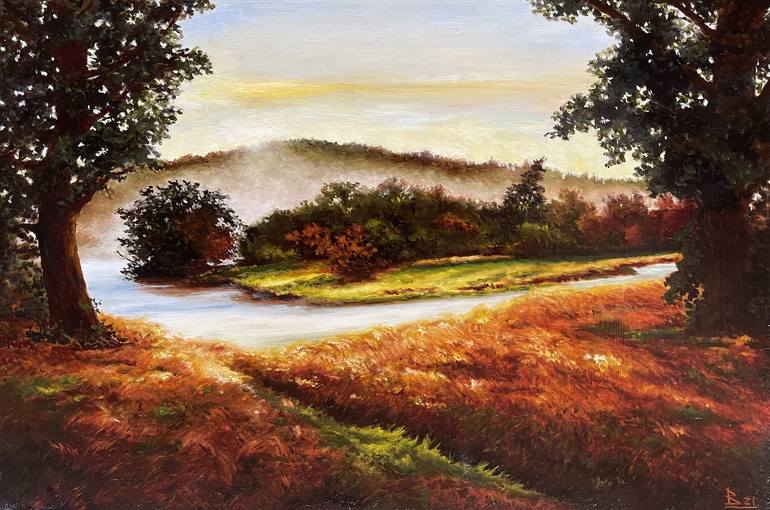 Original Landscape Painting by Oleg Baulin