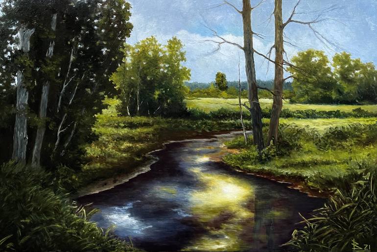 Original Realism Landscape Paintings by Oleg Baulin