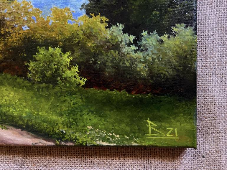 Original Impressionism Nature Painting by Oleg Baulin