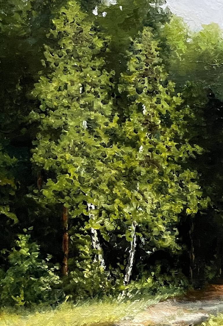 Original Impressionism Nature Painting by Oleg Baulin