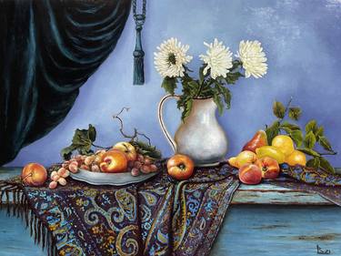 Original Impressionism Still Life Paintings by Oleg Baulin