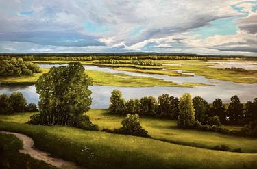 Print of Landscape Paintings by Oleg Baulin