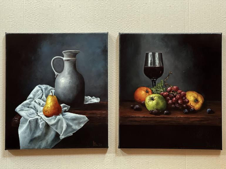 Original Impressionism Still Life Painting by Oleg Baulin