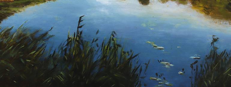 Original Impressionism Landscape Painting by Oleg Baulin