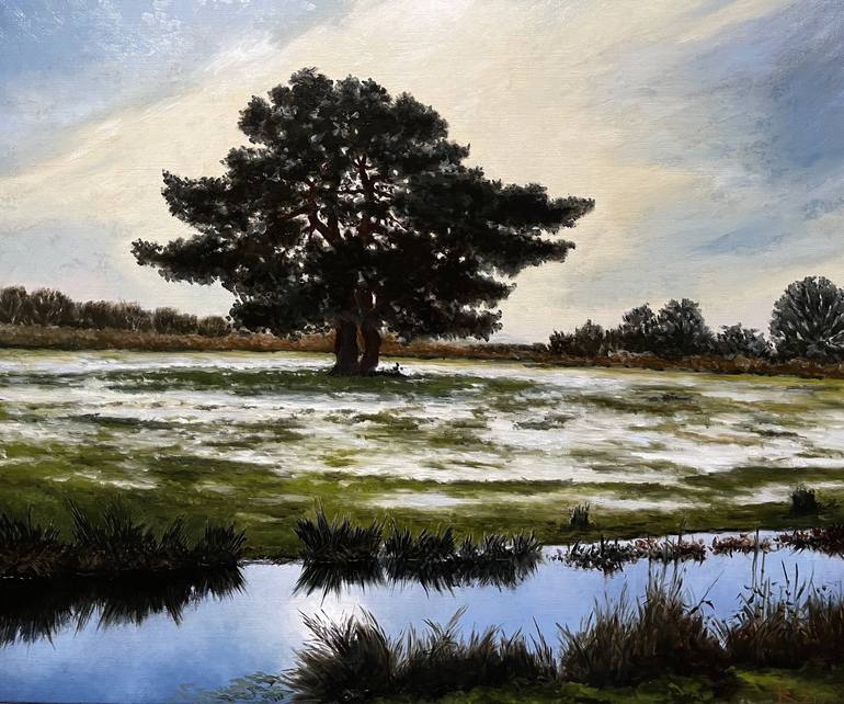 Original Realism Landscape Painting by Oleg Baulin