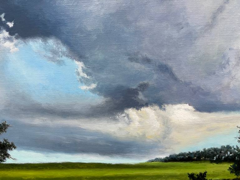 Original Impressionism Landscape Painting by Oleg Baulin