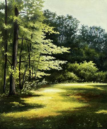 Print of Impressionism Nature Paintings by Oleg Baulin