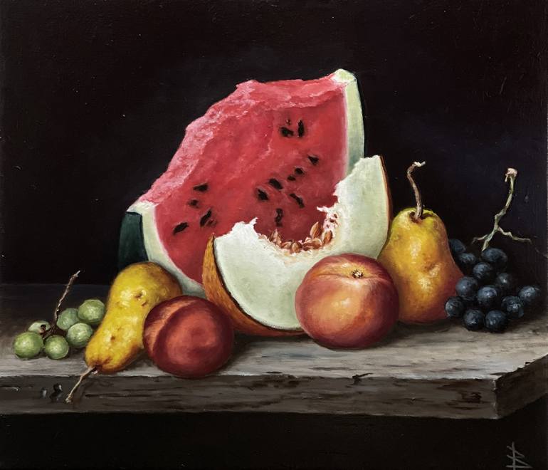 Original Realism Still Life Painting by Oleg Baulin