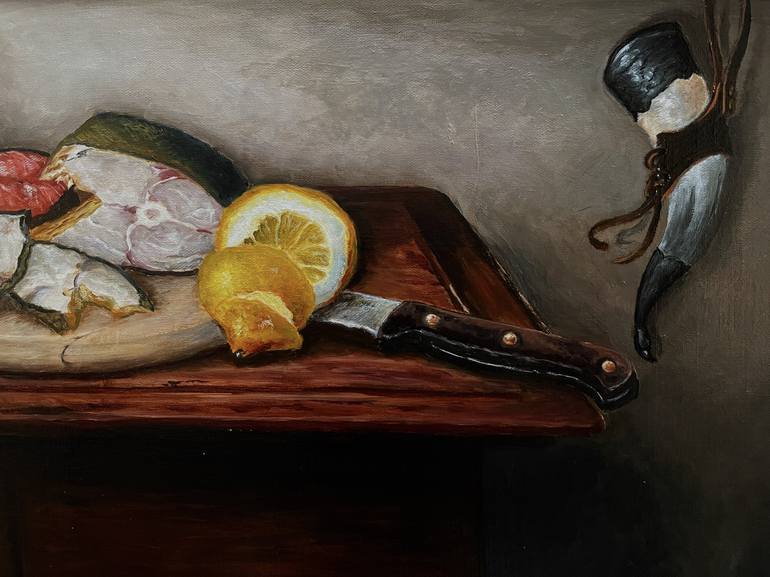 Original Realism Still Life Painting by Oleg Baulin