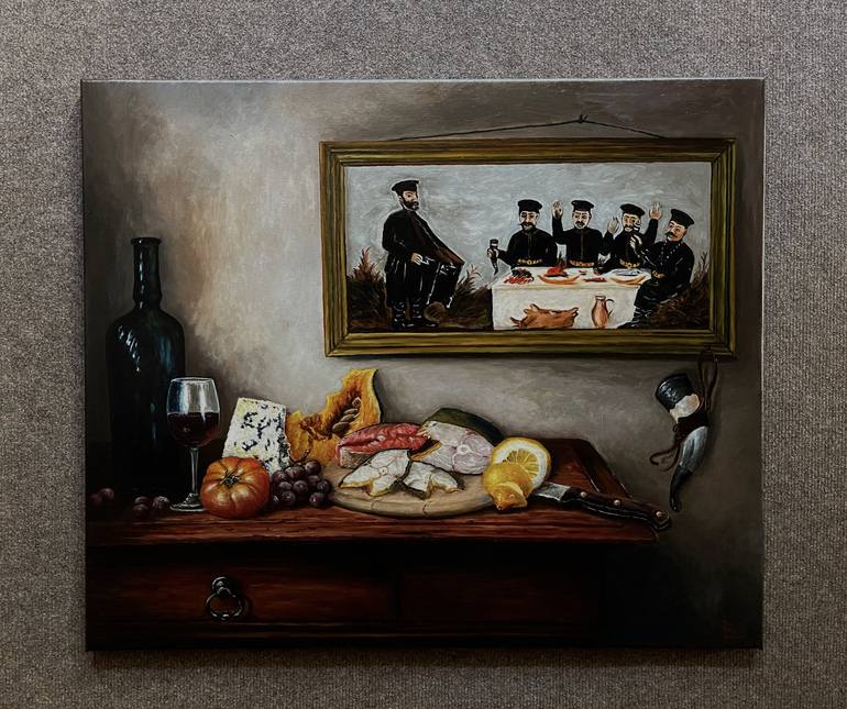 Original Realism Still Life Painting by Oleg Baulin