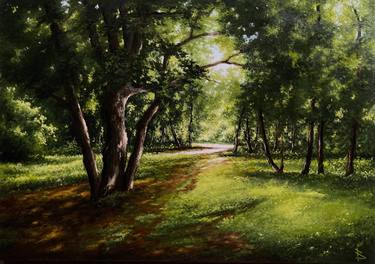 Original Nature Paintings by Oleg Baulin