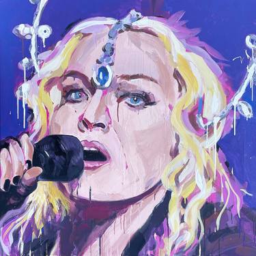 Original Portraiture Pop Culture/Celebrity Paintings by Julie Bennett