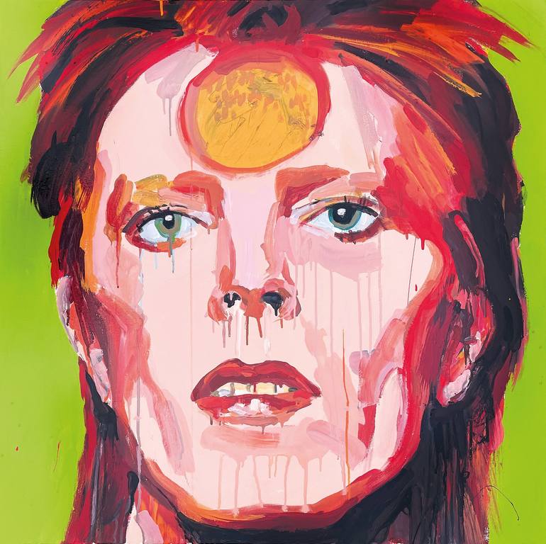 Original Portraiture Pop Culture/Celebrity Paintings by Julie Bennett
