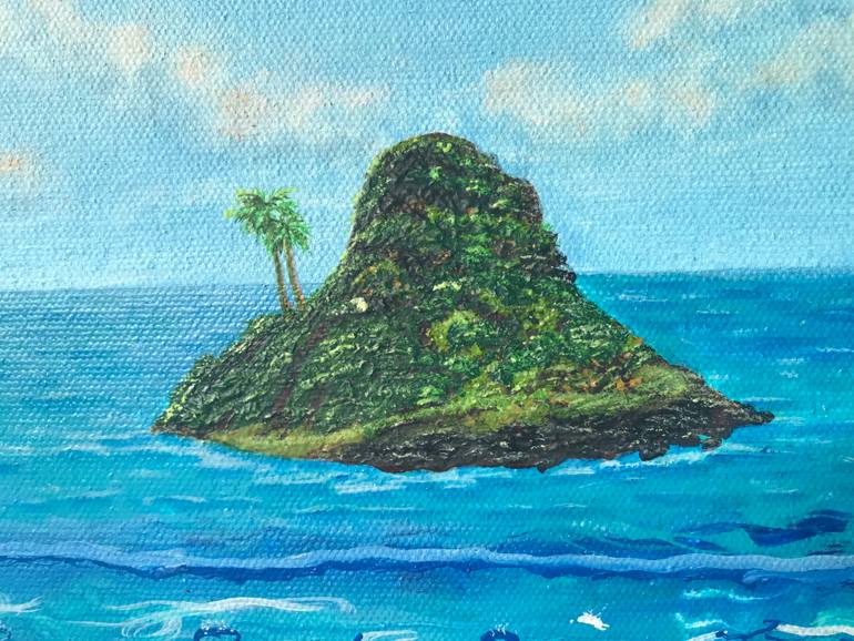 Original Modernism Seascape Painting by Galina Lintz