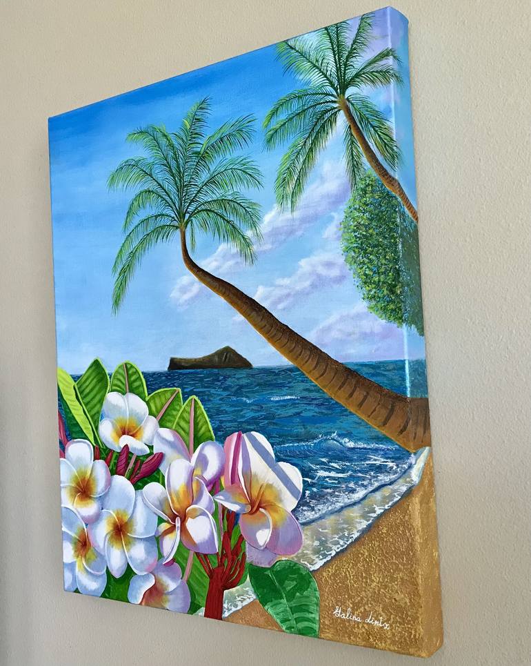 Original Beach Painting by Galina Lintz