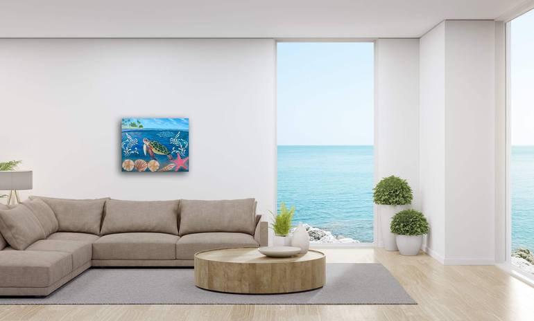 Original Impressionism Seascape Painting by Galina Lintz