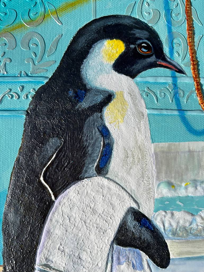 Original Figurative Animal Painting by Galina Lintz