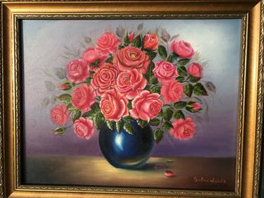 Original Floral Paintings by Galina Lintz