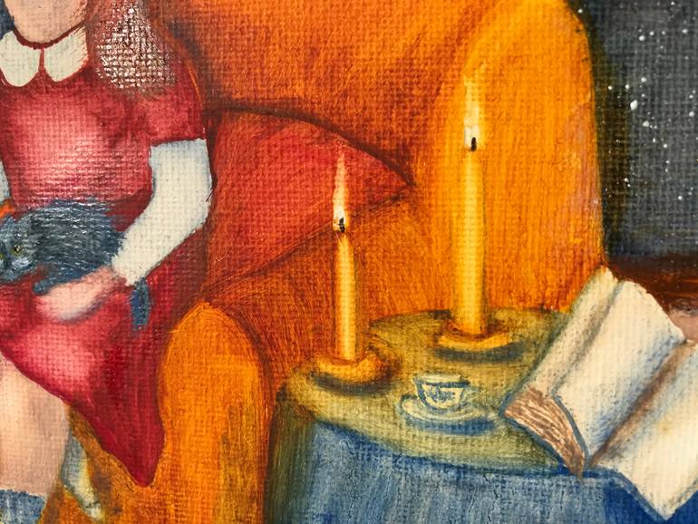 Original Figurative Home Painting by Galina Lintz